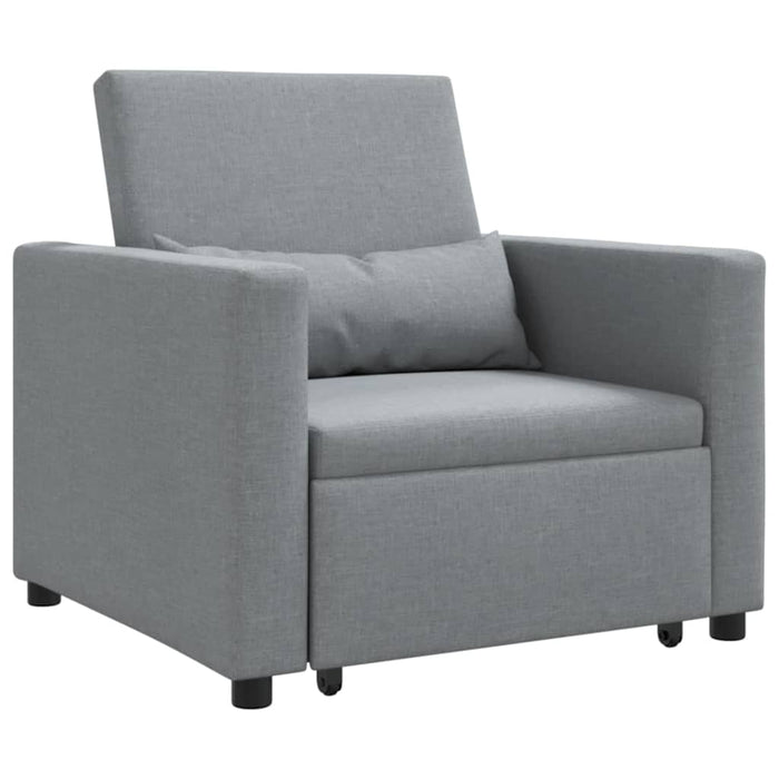 Sofa Pat Unilaterala Gri deschis 90 x 165 x 87 cm țesătură - WALTI WALTI