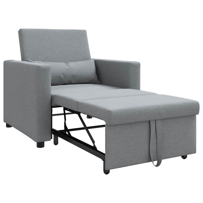 Sofa Pat Unilaterala Gri deschis 90 x 165 x 87 cm țesătură - WALTI WALTI