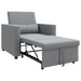 Sofa Pat Unilaterala Gri deschis 90 x 165 x 87 cm țesătură - WALTI WALTI