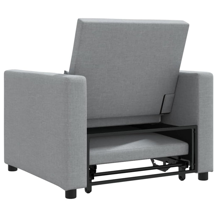 Sofa Pat Unilaterala Gri deschis 90 x 165 x 87 cm țesătură - WALTI WALTI