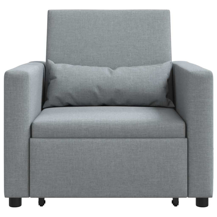 Sofa Pat Unilaterala Gri deschis 90 x 165 x 87 cm țesătură - WALTI WALTI