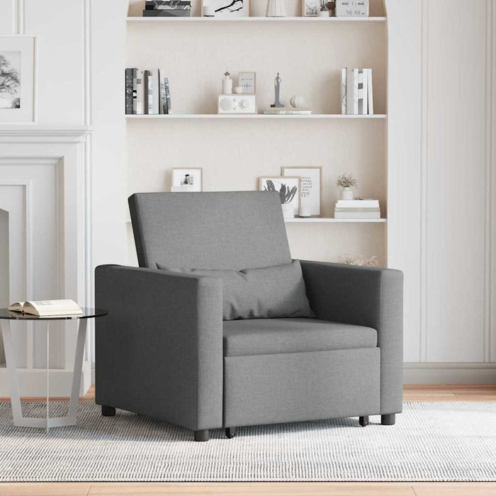 Sofa Pat Unilaterala Gri închis 90 x 165 x 87 cm țesătură - WALTI WALTI