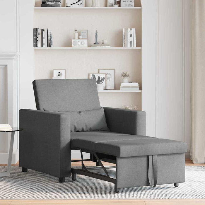 Sofa Pat Unilaterala Gri închis 90 x 165 x 87 cm țesătură - WALTI WALTI