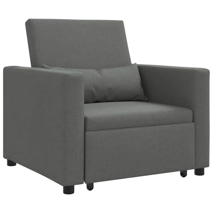 Sofa Pat Unilaterala Gri închis 90 x 165 x 87 cm țesătură - WALTI WALTI