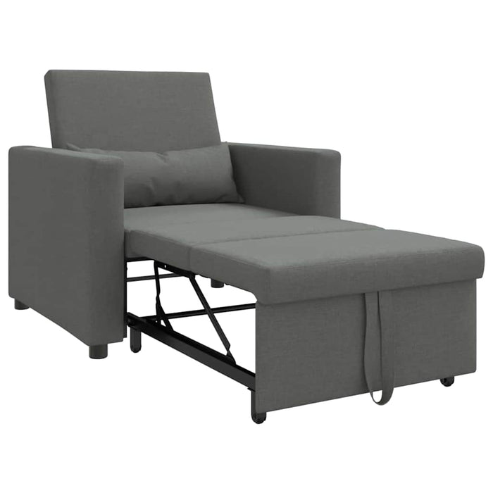 Sofa Pat Unilaterala Gri închis 90 x 165 x 87 cm țesătură - WALTI WALTI