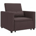 Sofa Pat Unilaterala Maro închis 90 x 165 x 87 cm țesătură - WALTI WALTI