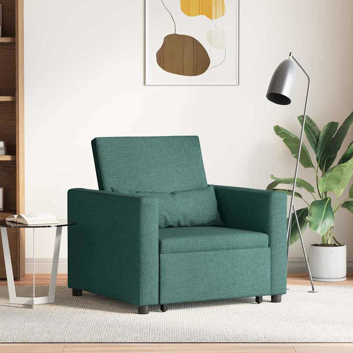 Sofa Pat Unilaterala Verde închis 90 x 165 x 87 cm țesătură - WALTI WALTI