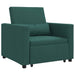 Sofa Pat Unilaterala Verde închis 90 x 165 x 87 cm țesătură - WALTI WALTI