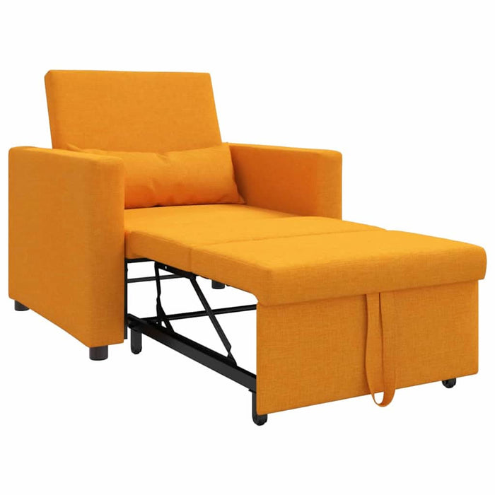 Sofa Pat Unilaterala Galben închis 90 x 165 x 87 cm țesătură - WALTI WALTI