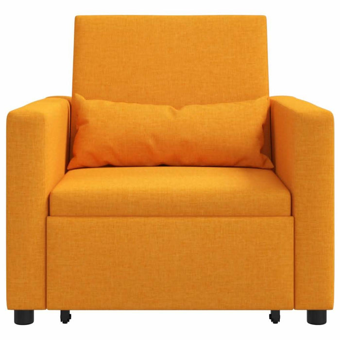 Sofa Pat Unilaterala Galben închis 90 x 165 x 87 cm țesătură - WALTI WALTI