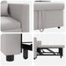 Sofa Pat Unilaterala Gri de nor 90 x 165 x 87 cm țesătură - WALTI WALTI