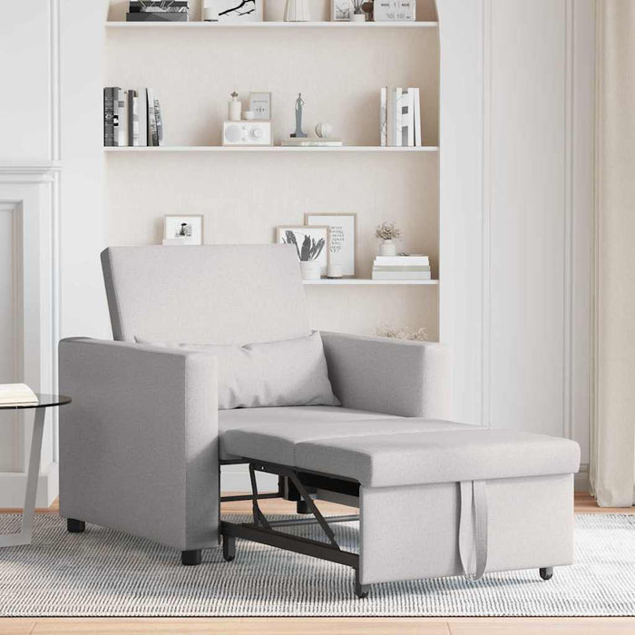 Sofa Pat Unilaterala Gri de nor 90 x 165 x 87 cm țesătură - WALTI WALTI