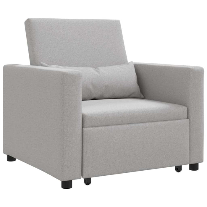 Sofa Pat Unilaterala Gri de nor 90 x 165 x 87 cm țesătură - WALTI WALTI