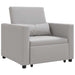 Sofa Pat Unilaterala Gri de nor 90 x 165 x 87 cm țesătură - WALTI WALTI