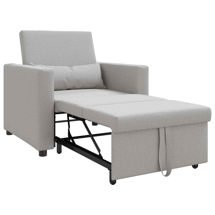 Sofa Pat Unilaterala Gri de nor 90 x 165 x 87 cm țesătură - WALTI WALTI