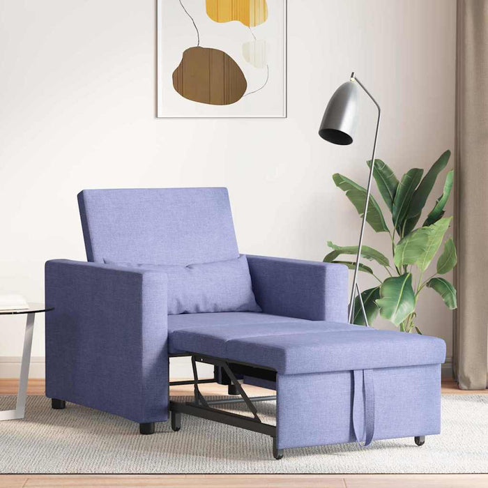Sofa Pat Unilaterala Denim Albastru 90 x 165 x 87 cm țesătură - WALTI WALTI