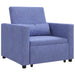 Sofa Pat Unilaterala Denim Albastru 90 x 165 x 87 cm țesătură - WALTI WALTI