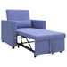 Sofa Pat Unilaterala Denim Albastru 90 x 165 x 87 cm țesătură - WALTI WALTI