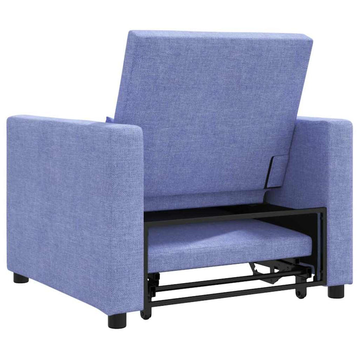 Sofa Pat Unilaterala Denim Albastru 90 x 165 x 87 cm țesătură - WALTI WALTI