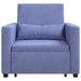 Sofa Pat Unilaterala Denim Albastru 90 x 165 x 87 cm țesătură - WALTI WALTI
