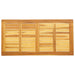 Placă de masă Ulei Natural 110 x 55 x 2 cm Lemn Solid de Acacia - WALTI WALTI