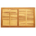 Placă de masă Ulei Natural 120 x 70 x 2 cm Lemn Solid de Acacia - WALTI WALTI
