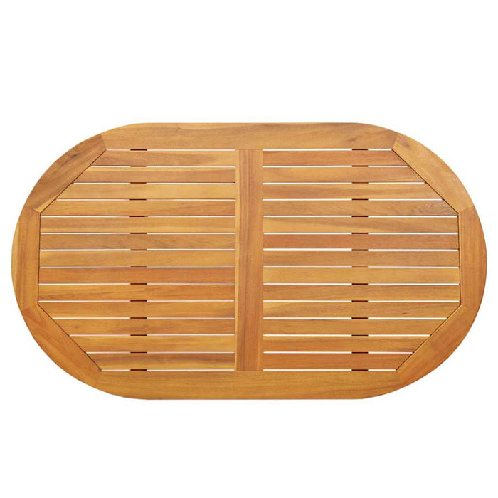 Placă de masă Ulei Natural 120 x 70 x 2 cm Lemn Solid de Acacia - WALTI WALTI