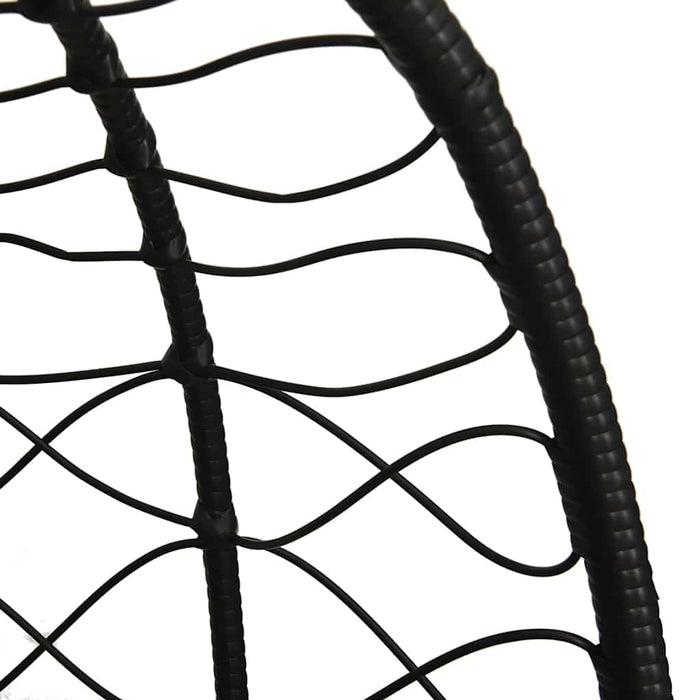 Scaun suspendat ou Antracit 91,5 x 54,5 x 107 cm poliratan - WALTI WALTI