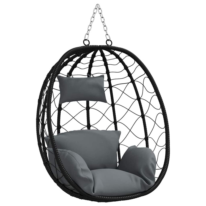 Scaun suspendat ou Antracit 91,5 x 54,5 x 107 cm poliratan - WALTI WALTI