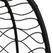 Scaun suspendat ou Alb crem 91,5 x 54,5 x 107 cm poliratan - WALTI WALTI
