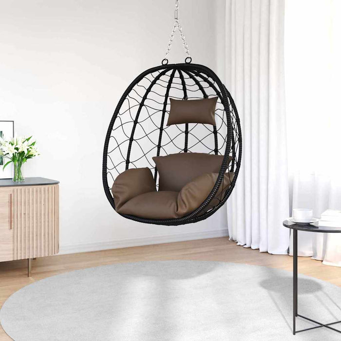 Scaun suspendat ou Manual Cafea 91,5 x 54,5 x 107 cm poliratan - WALTI WALTI