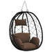 Scaun suspendat ou Manual Cafea 91,5 x 54,5 x 107 cm poliratan - WALTI WALTI