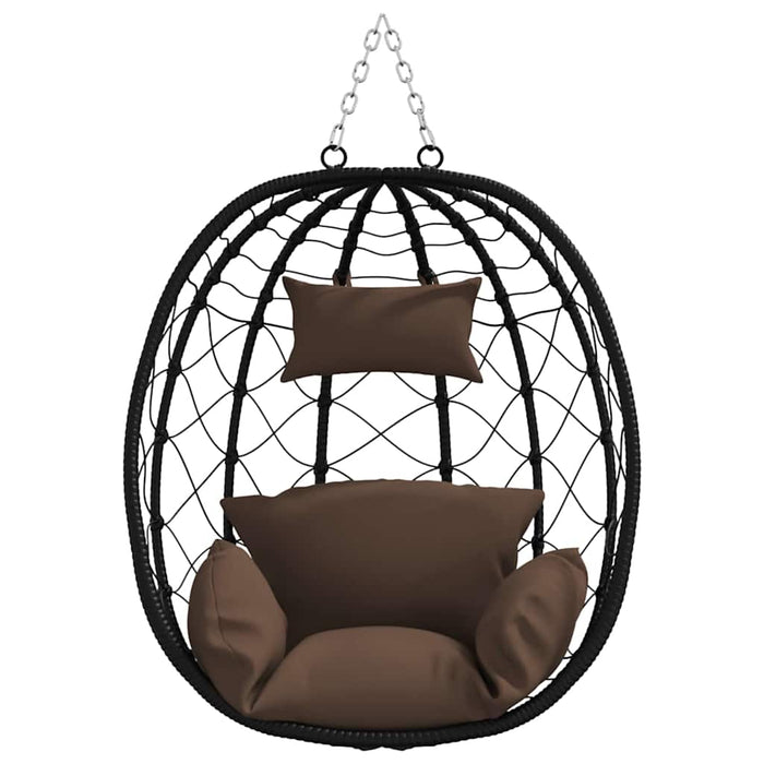Scaun suspendat ou Manual Cafea 91,5 x 54,5 x 107 cm poliratan - WALTI WALTI