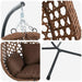Scaun suspendat ou Manual Cafea 104 x 100 x 191 cm poliratan - WALTI WALTI