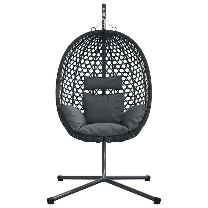 Scaun suspendat ou Manual Antracit și negru 104 x 100 x 191 cm - WALTI WALTI