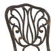 Set Bistro de Grădină 3 pcs Bronz Aluminiu - WALTI WALTI