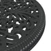 Set Bistro de Grădină 3 pcs Negru Aluminiu - WALTI WALTI