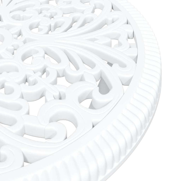 Set Bistro de Grădină 3 pcs Alb Aluminiu - WALTI WALTI