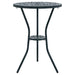 Set Bistro de Grădină 3 pcs Verde Aluminiu - WALTI WALTI