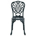 Set Bistro de Grădină 3 pcs Verde Aluminiu - WALTI WALTI