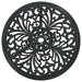 Set Bistro de Grădină 3 pcs Negru Aluminiu - WALTI WALTI