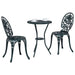 Set Bistro de Grădină 3 pcs Verde Aluminiu - WALTI WALTI