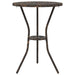 Set Bistro de Grădină 3 pcs Bronz Aluminiu - WALTI WALTI