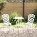Set Bistro de Grădină 3 pcs Alb Aluminiu - WALTI WALTI