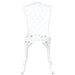 Set Bistro de Grădină 3 pcs Alb Aluminiu - WALTI WALTI
