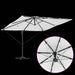 Umbrelă de soare Nisipiu 286 x 285 x 270 cm Aluminiu - WALTI WALTI
