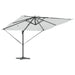 Umbrelă de soare Nisipiu 286 x 285 x 270 cm Aluminiu - WALTI WALTI