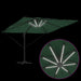Umbrelă de soare Verde 286 x 285 x 270 cm Aluminiu - WALTI WALTI
