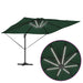 Umbrelă de soare Verde 286 x 285 x 270 cm Aluminiu - WALTI WALTI