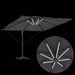 Umbrelă de soare 286 x 285 x 270 cm Aluminiu - WALTI WALTI